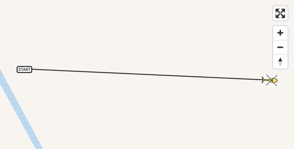 Routekaart van de vlucht: Ambulancehelikopter naar Holwerd, Grândyk