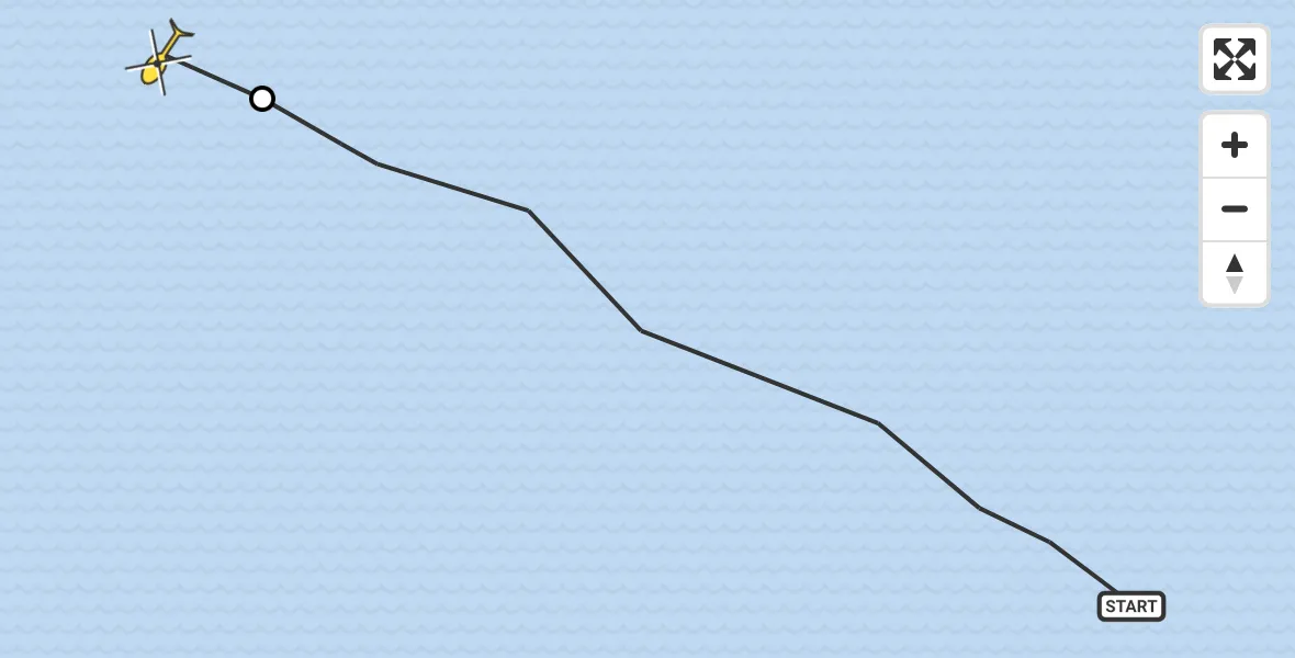 Routekaart van de vlucht: Ambulancehelikopter naar Formerum
