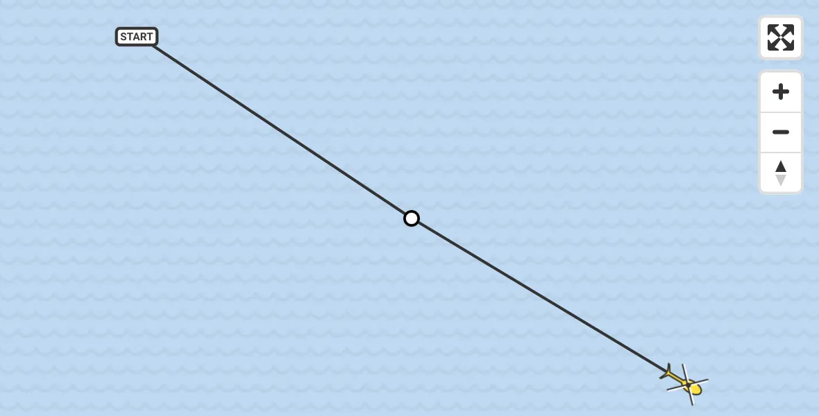 Routekaart van de vlucht: Ambulancehelikopter naar Formerum