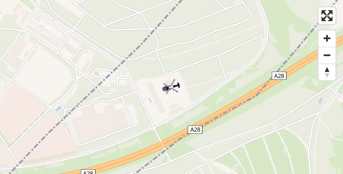 Vluchtroute Politiehelikopter Amersfoort - Amersfoort, 04 april 2024, 13:37