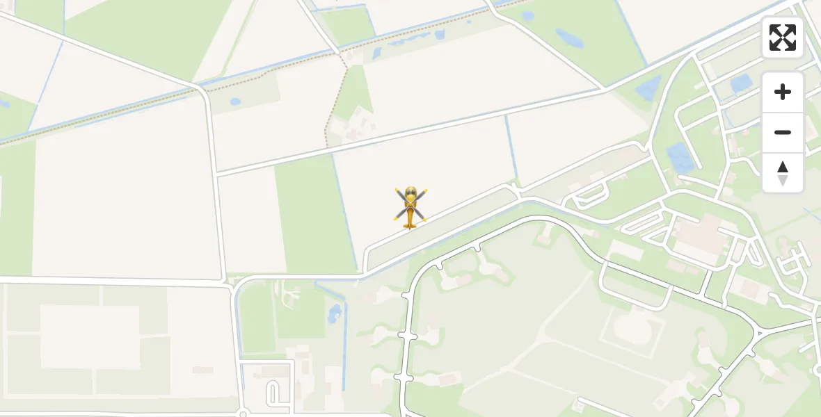 Vluchtroute Traumahelikopter Vliegbasis Volkel - Vliegbasis Volkel, 04 april 2024, 16:30