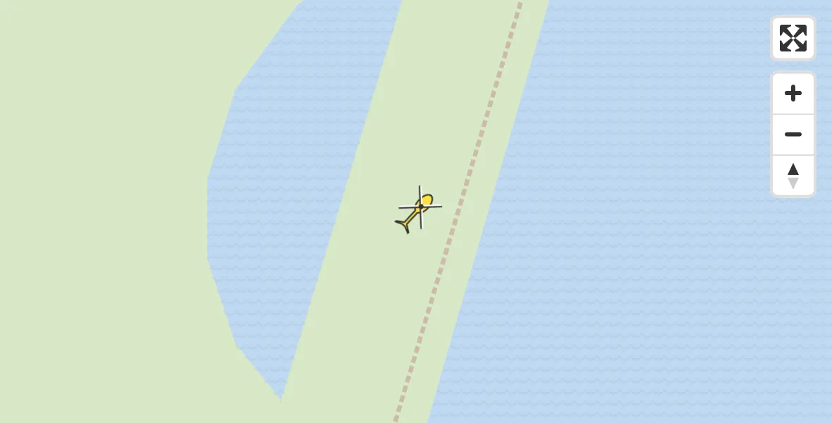 Routekaart van de vlucht: Politiehelikopter naar Loenen aan de Vecht