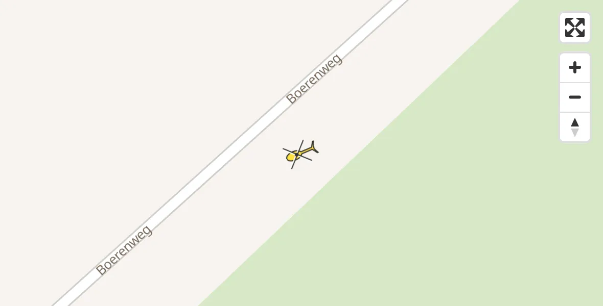 Routekaart van de vlucht: Politiehelikopter naar Sommelsdijk