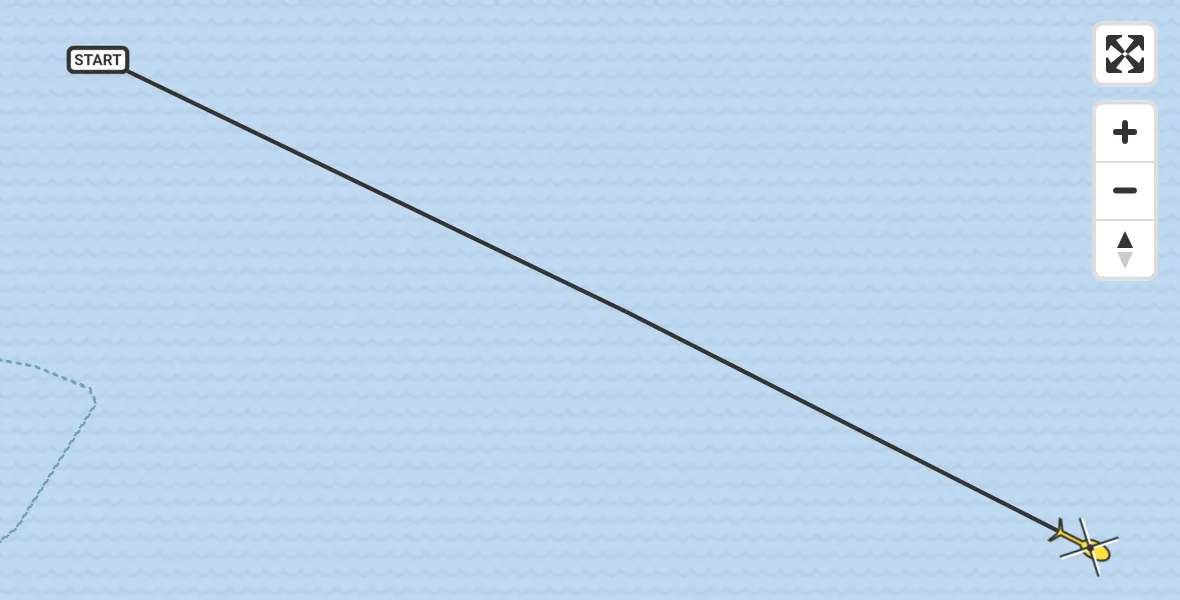 Routekaart van de vlucht: Ambulancehelikopter naar Formerum, Oost Meep