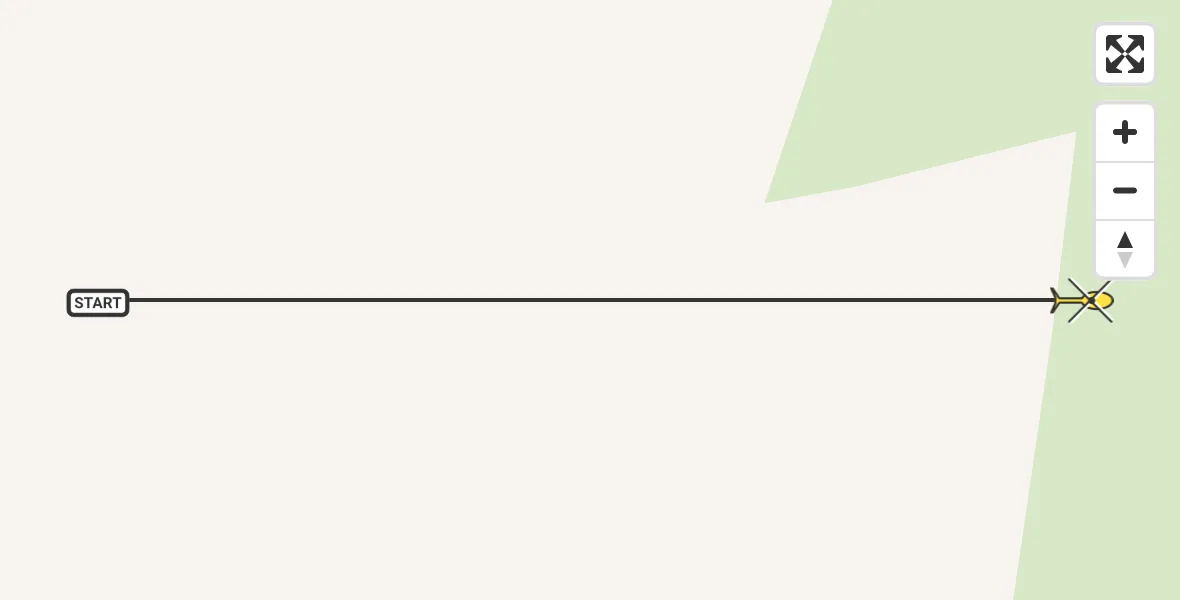 Routekaart van de vlucht: Traumahelikopter naar Weert, Trancheeweg