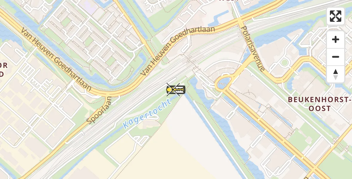 Routekaart van de vlucht: Traumahelikopter naar Hoofddorp, Spark Avenue