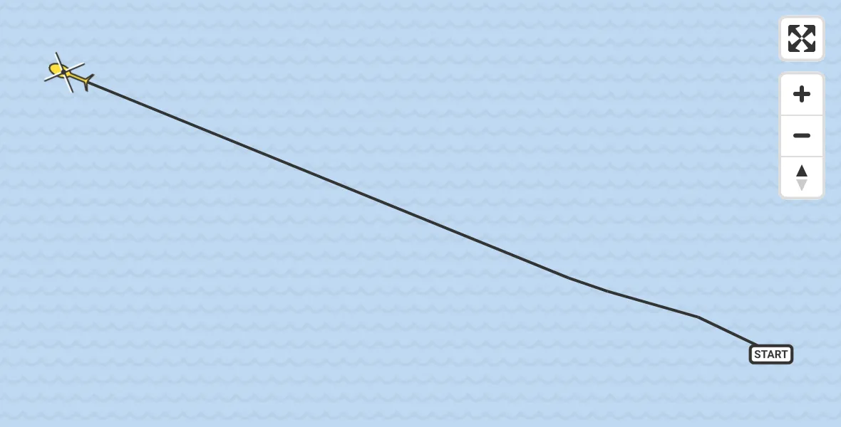 Routekaart van de vlucht: Ambulancehelikopter naar Formerum