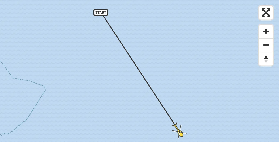Routekaart van de vlucht: Ambulancehelikopter naar Formerum