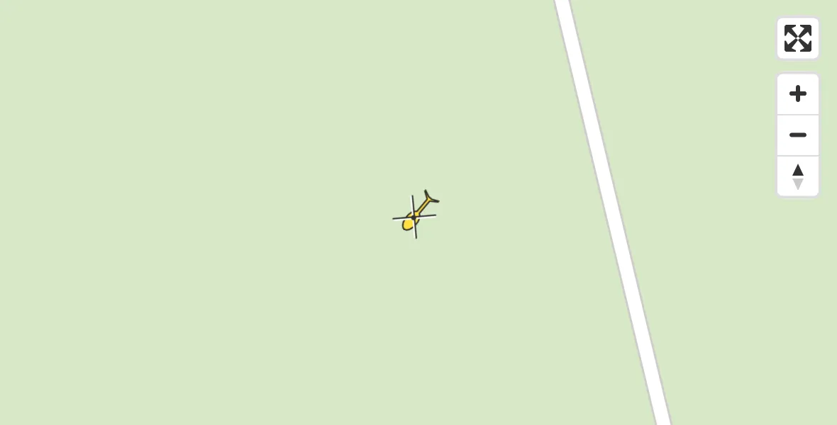 Routekaart van de vlucht: Politiehelikopter naar Breukelen