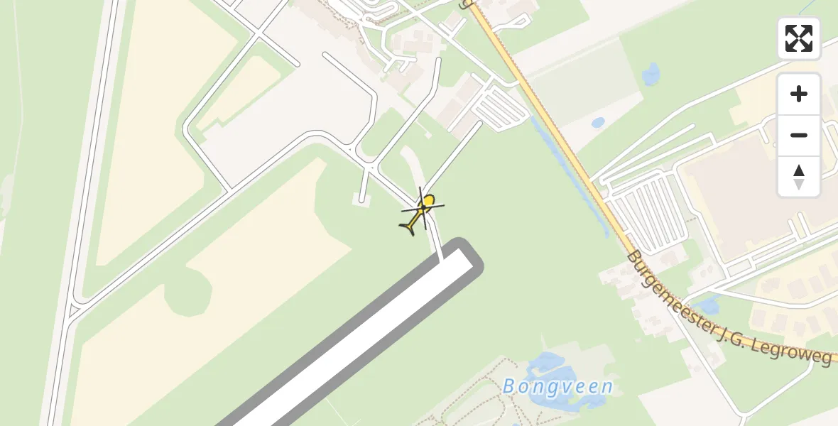 Routekaart van de vlucht: Lifeliner 4 naar Groningen Airport Eelde