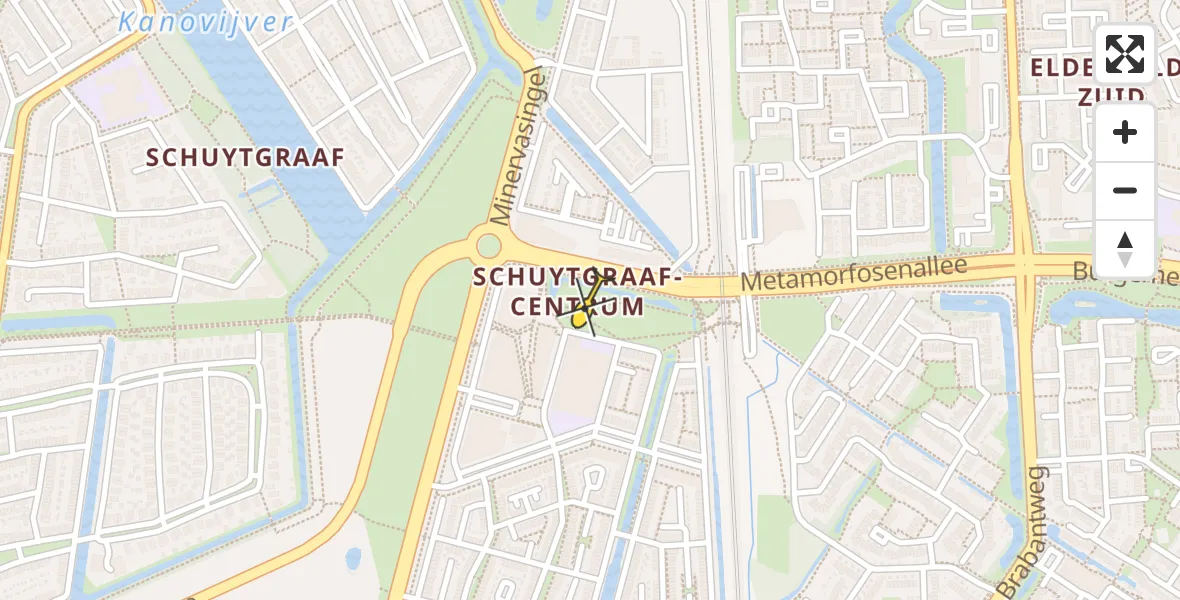 Routekaart van de vlucht: Traumahelikopter naar Arnhem