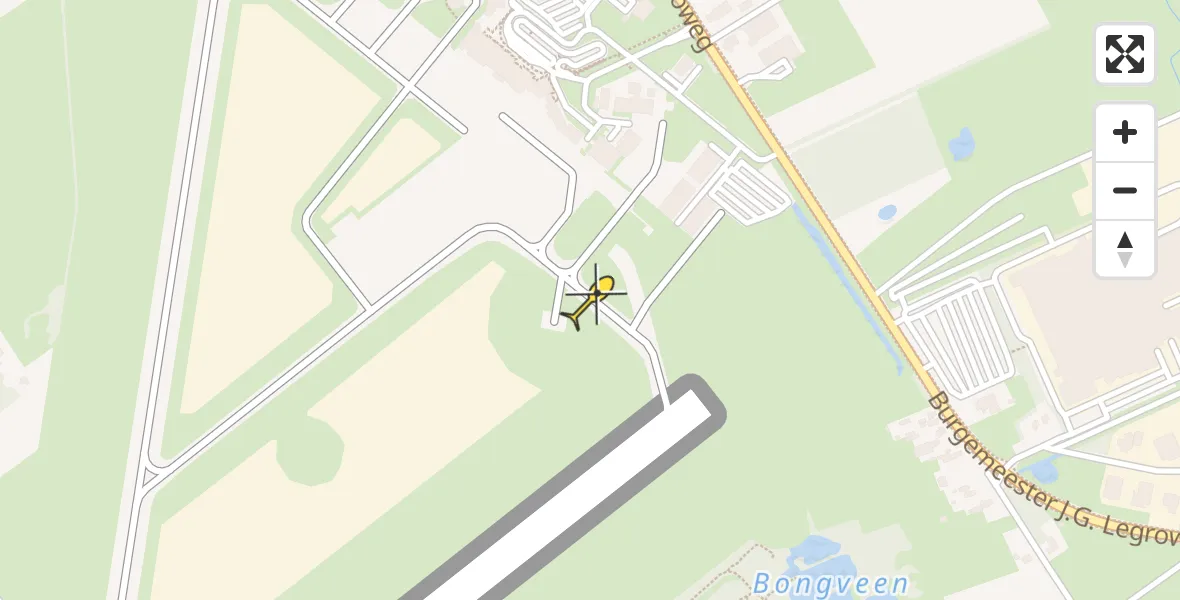 Routekaart van de vlucht: Lifeliner 4 naar Groningen Airport Eelde