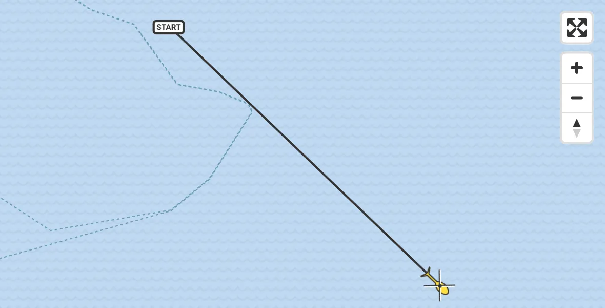 Routekaart van de vlucht: Ambulancehelikopter naar Formerum