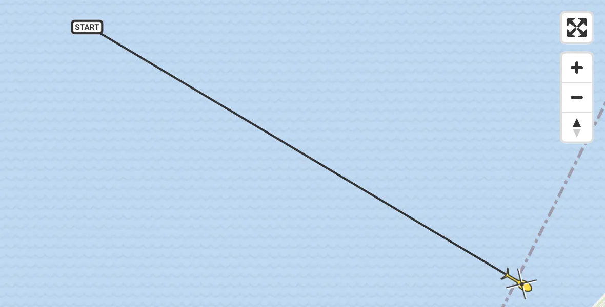 Routekaart van de vlucht: Ambulancehelikopter naar St.-Annaparochie