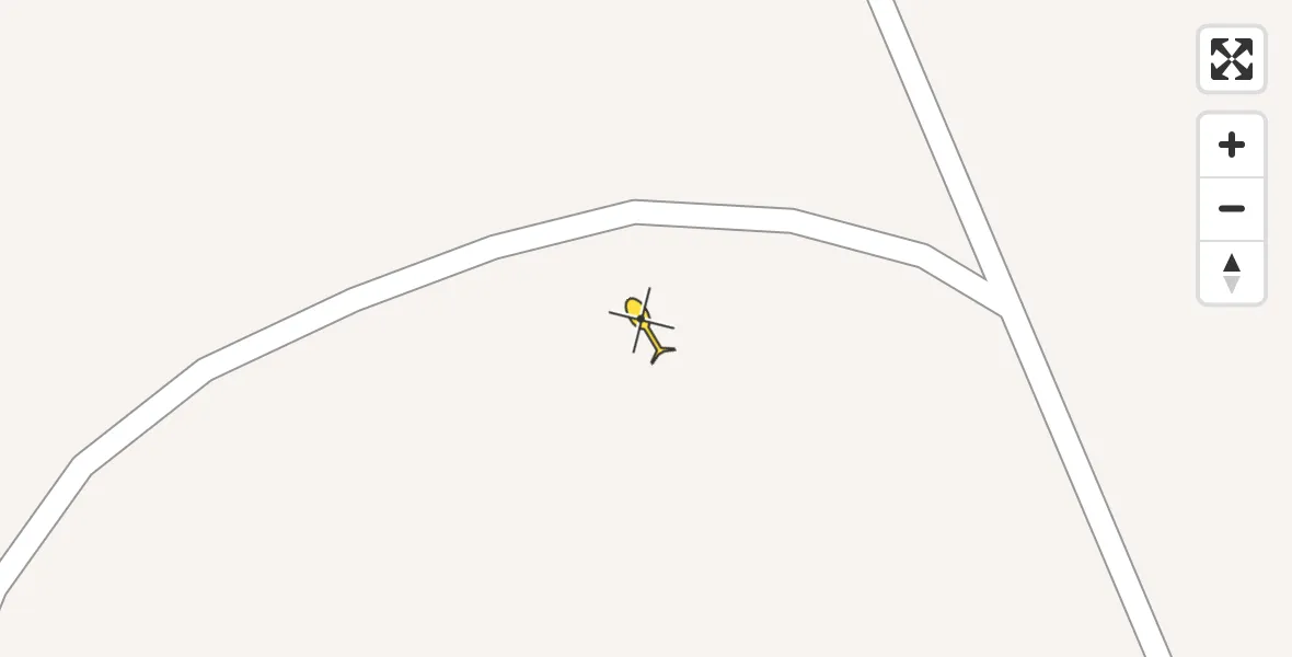 Routekaart van de vlucht: Politiehelikopter naar Twente Airport