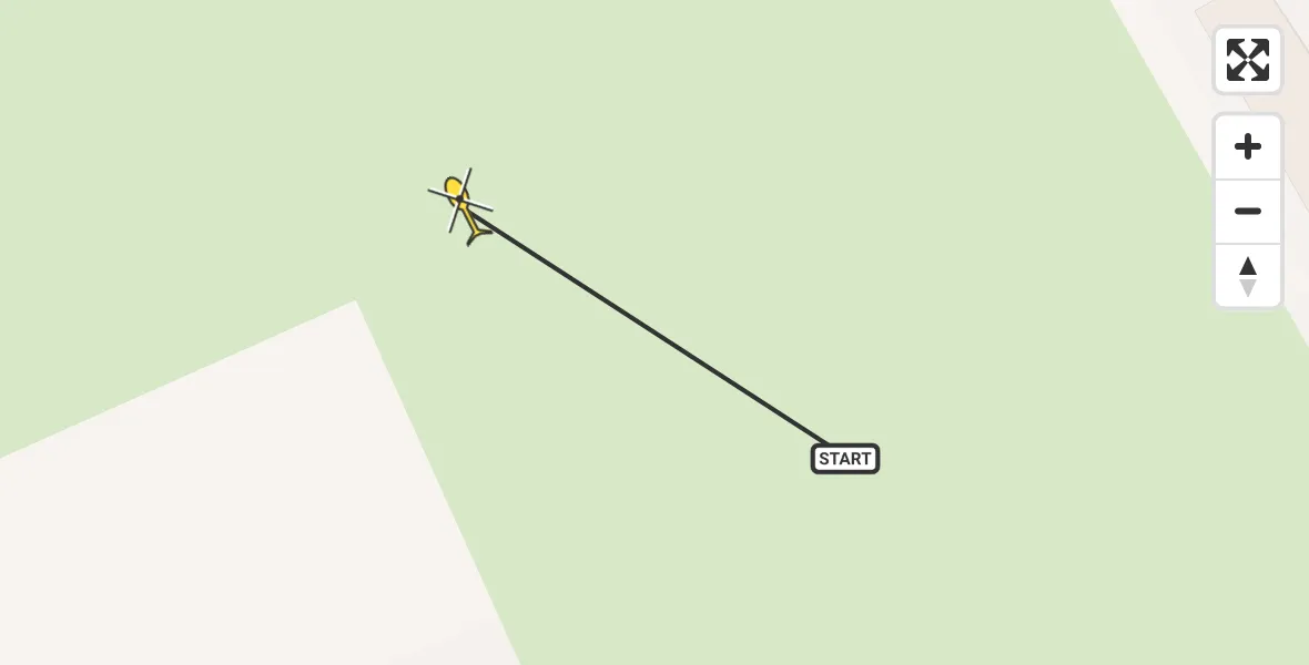 Routekaart van de vlucht: Traumahelikopter naar Hippolytushoef, Gemeenelandsweg