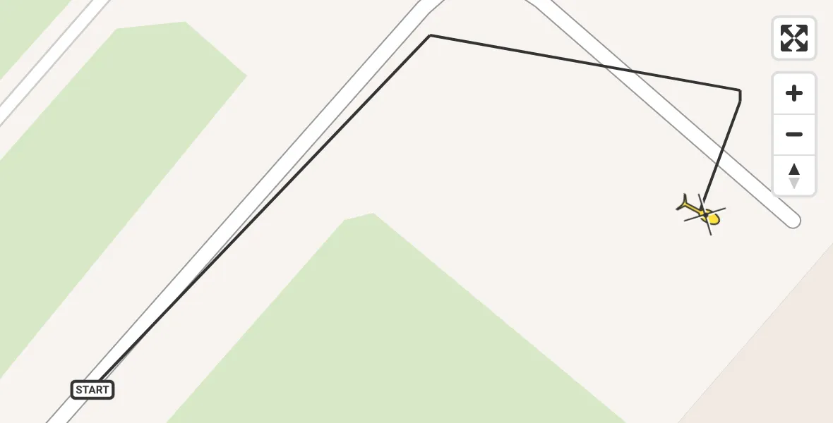 Vluchtroute Politiehelikopter van Schiphol naar Schiphol