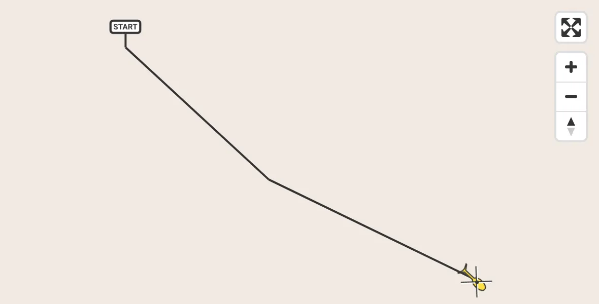 Vluchtroute Traumahelikopter van Radboud Universitair Medisch Centrum naar Radboud Universitair Medisch Centrum