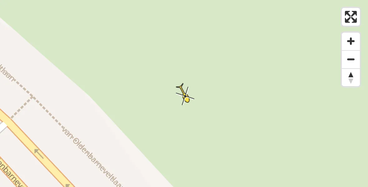 Routekaart van de vlucht: Traumahelikopter naar Eindhoven