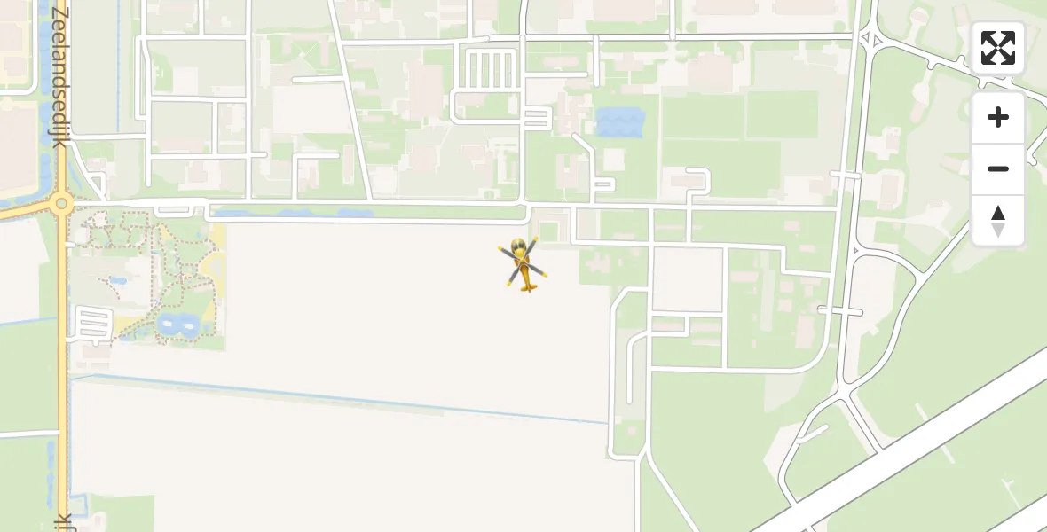 Vluchtroute Traumahelikopter Vliegbasis Volkel - Vliegbasis Volkel, 05 mei 2024, 09:46