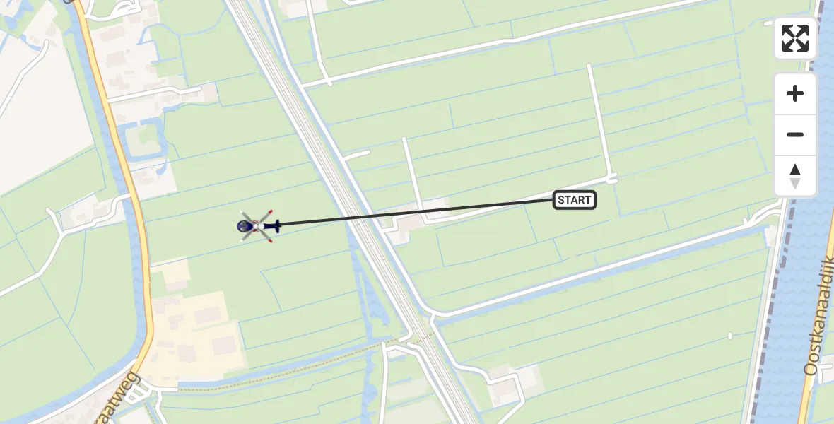 Vluchtroute Politiehelikopter Baambrugge - Baambrugge, 05 mei 2024, 15:25
