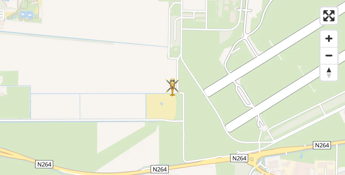 Vluchtroute Traumahelikopter Vliegbasis Volkel - Vliegbasis Volkel, 05 mei 2024, 19:57