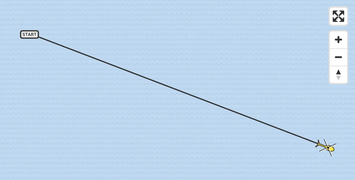 Routekaart van de vlucht: Ambulancehelikopter naar Formerum, Riepel