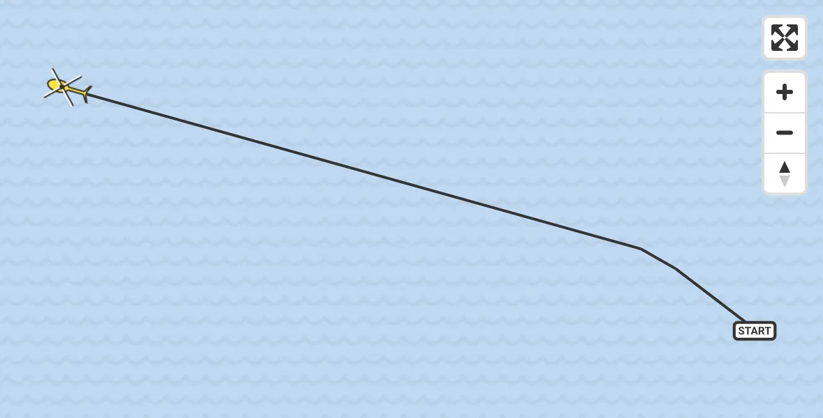 Routekaart van de vlucht: Ambulancehelikopter naar Formerum