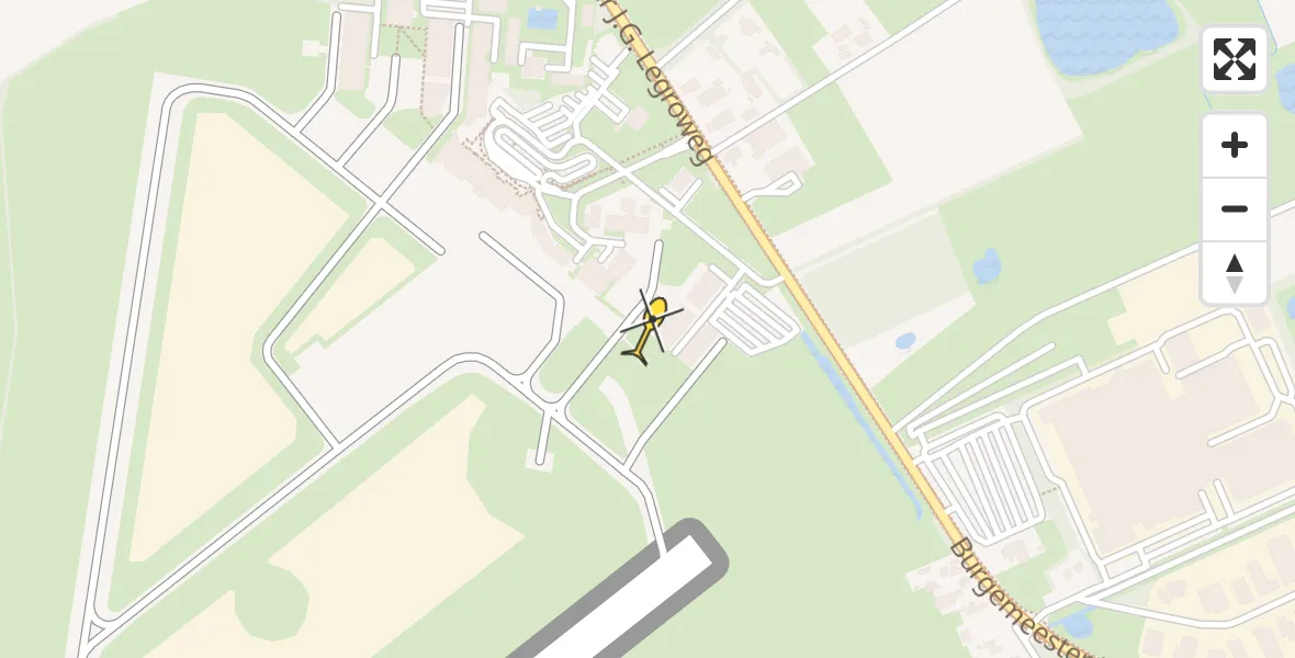 Routekaart van de vlucht: Lifeliner 4 naar Groningen Airport Eelde