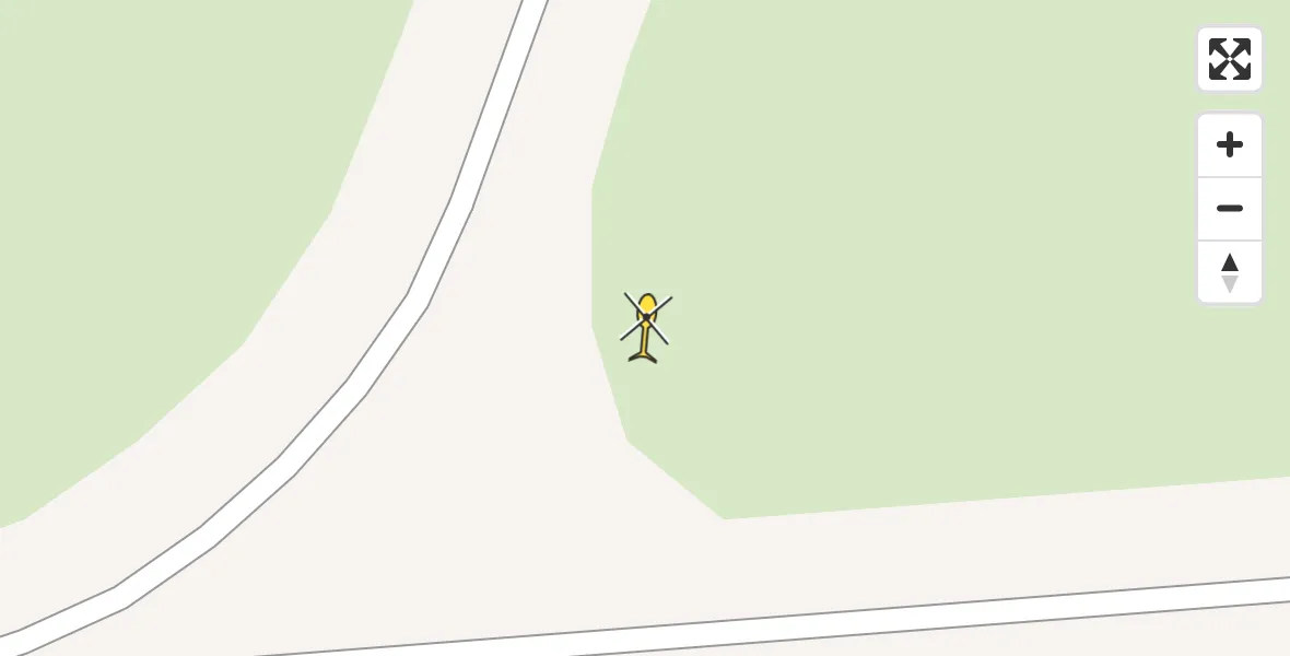 Routekaart van de vlucht: Traumahelikopter naar Vliegveld Teuge