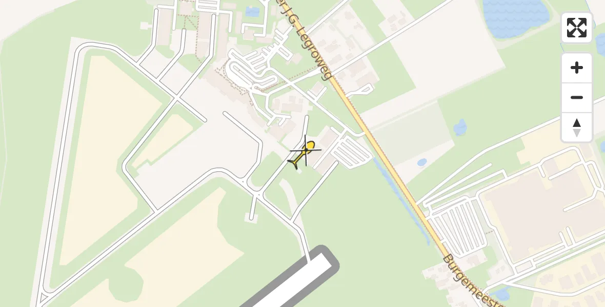 Routekaart van de vlucht: Lifeliner 4 naar Groningen Airport Eelde