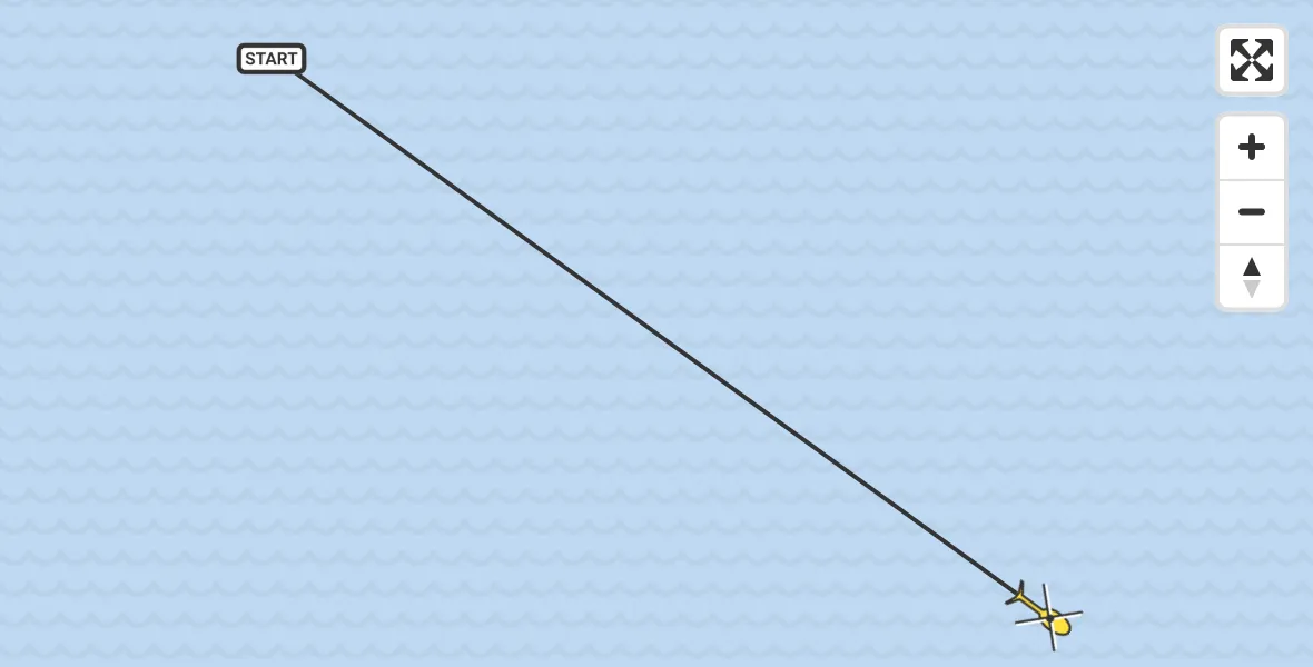 Routekaart van de vlucht: Ambulancehelikopter naar Formerum
