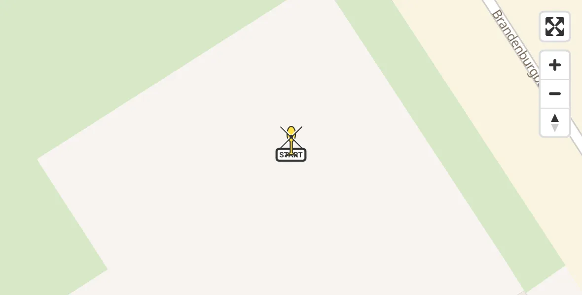 Routekaart van de vlucht: Lifeliner 2 naar Rotterdam The Hague Airport, Brandenburgbaan