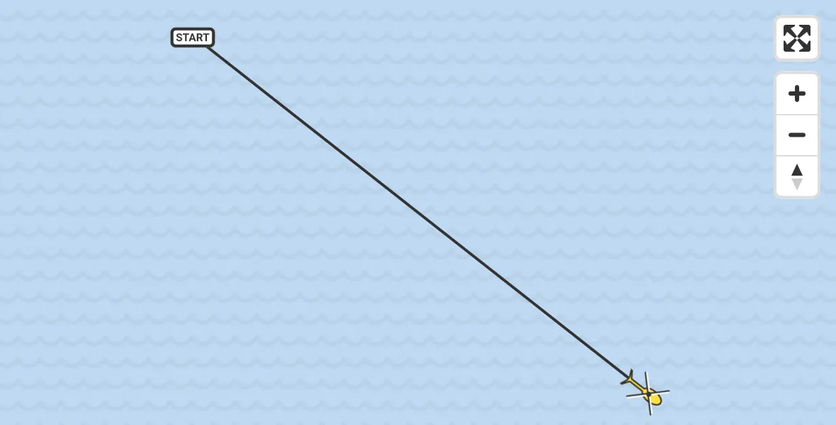 Routekaart van de vlucht: Ambulanceheli naar Oosterend, Vingegat
