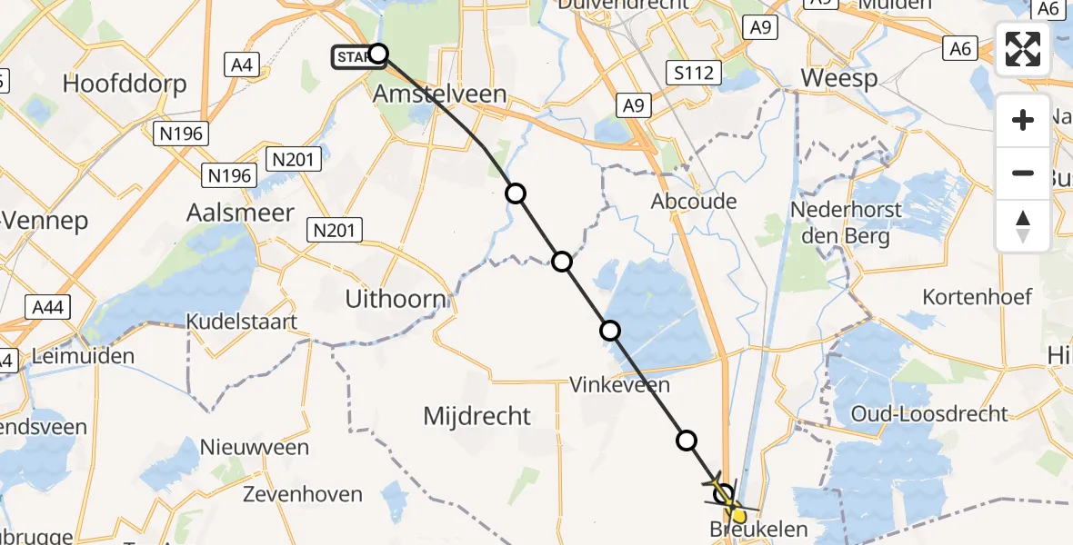 Routekaart van de vlucht: Politieheli naar Breukelen, De Corridor