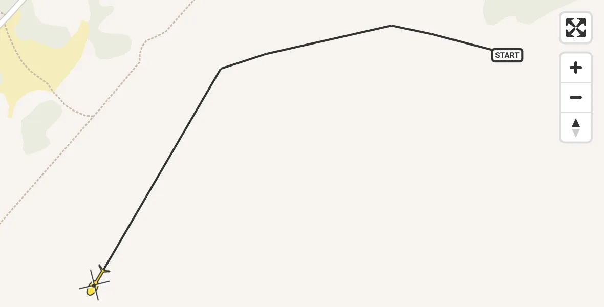 Routekaart van de vlucht: Politiehelikopter naar Harderwijk, Leuvenumseweg