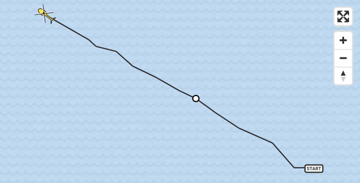 Routekaart van de vlucht: Ambulancehelikopter naar Formerum, Noorder Balgen