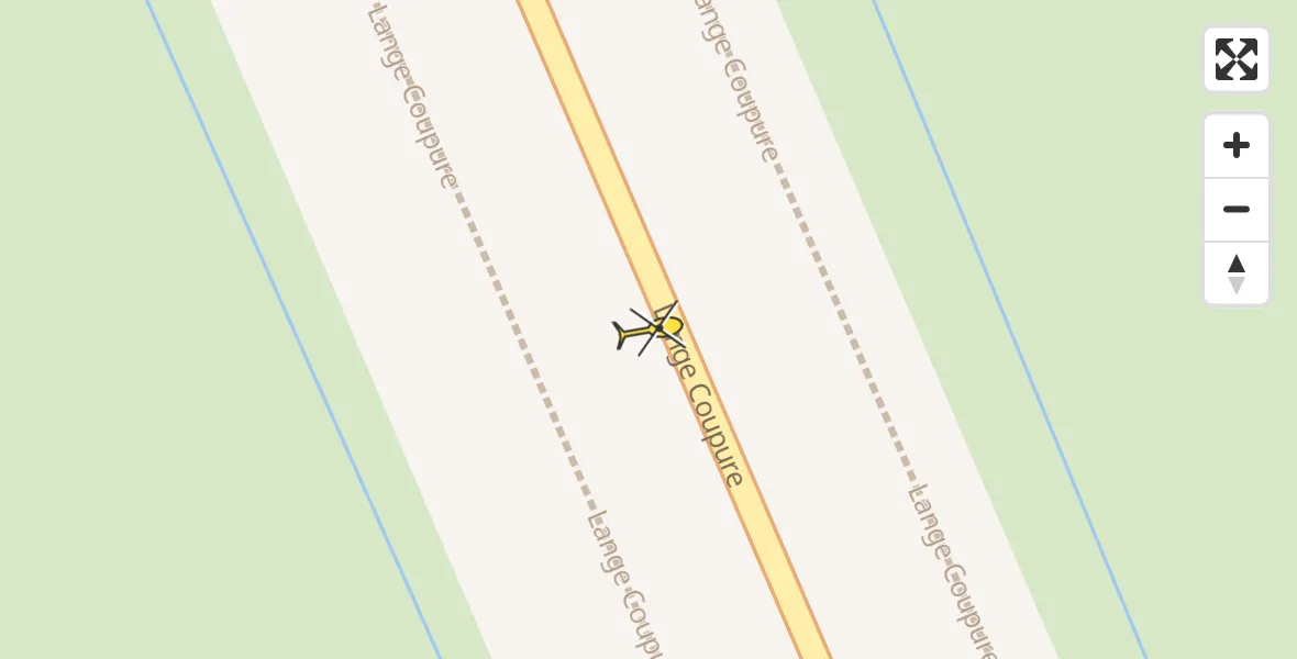 Routekaart van de vlucht: Politiehelikopter naar Abcoude