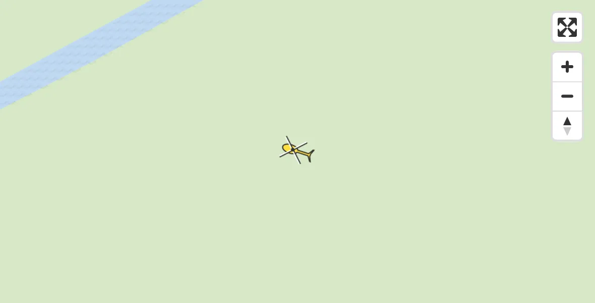 Routekaart van de vlucht: Ambulancehelikopter naar Kinnum