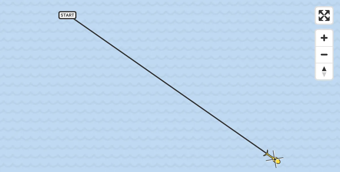 Routekaart van de vlucht: Ambulancehelikopter naar Formerum