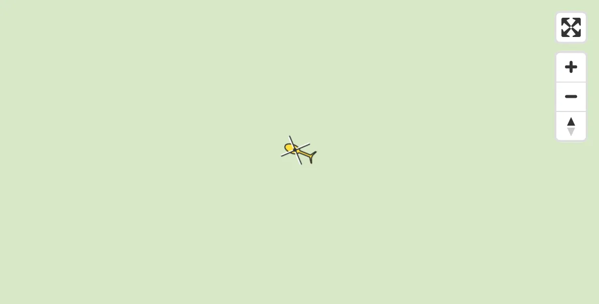 Routekaart van de vlucht: Ambulancehelikopter naar Kinnum