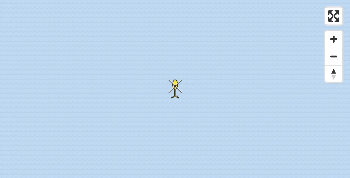 Routekaart van de vlucht: Ambulancehelikopter naar Nes