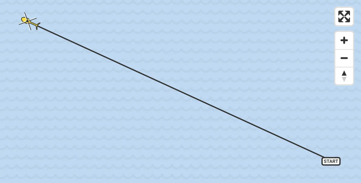 Routekaart van de vlucht: Ambulancehelikopter naar Formerum, Zuid Meep