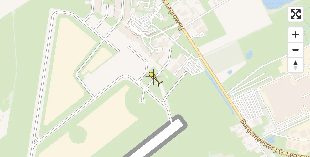 Routekaart van de vlucht: Lifeliner 4 naar Groningen Airport Eelde