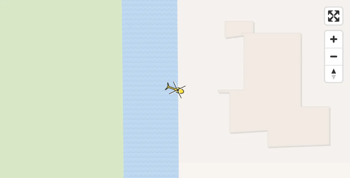 Routekaart van de vlucht: Ambulancehelikopter naar Goutum