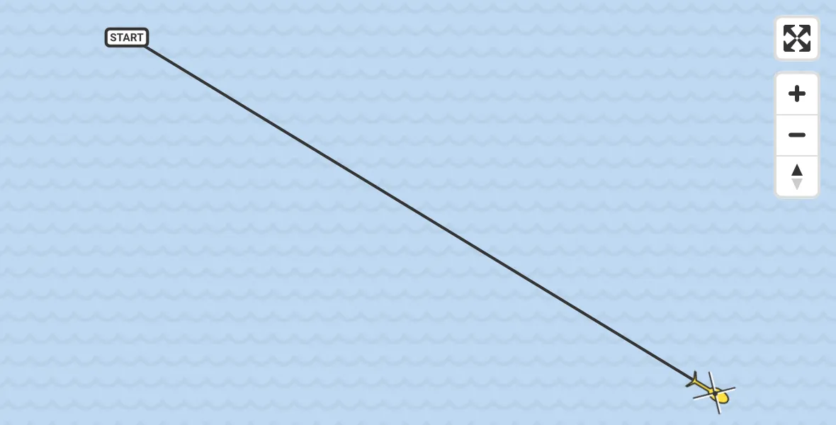 Routekaart van de vlucht: Ambulancehelikopter naar Formerum