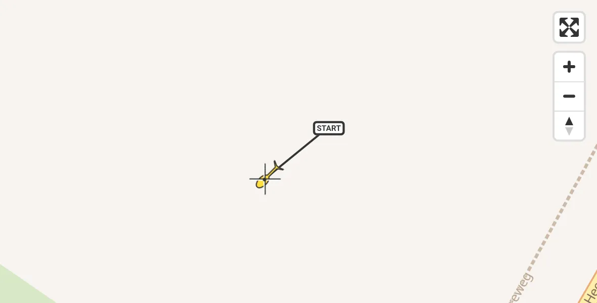 Routekaart van de vlucht: Traumahelikopter naar Lisse, Heereweg