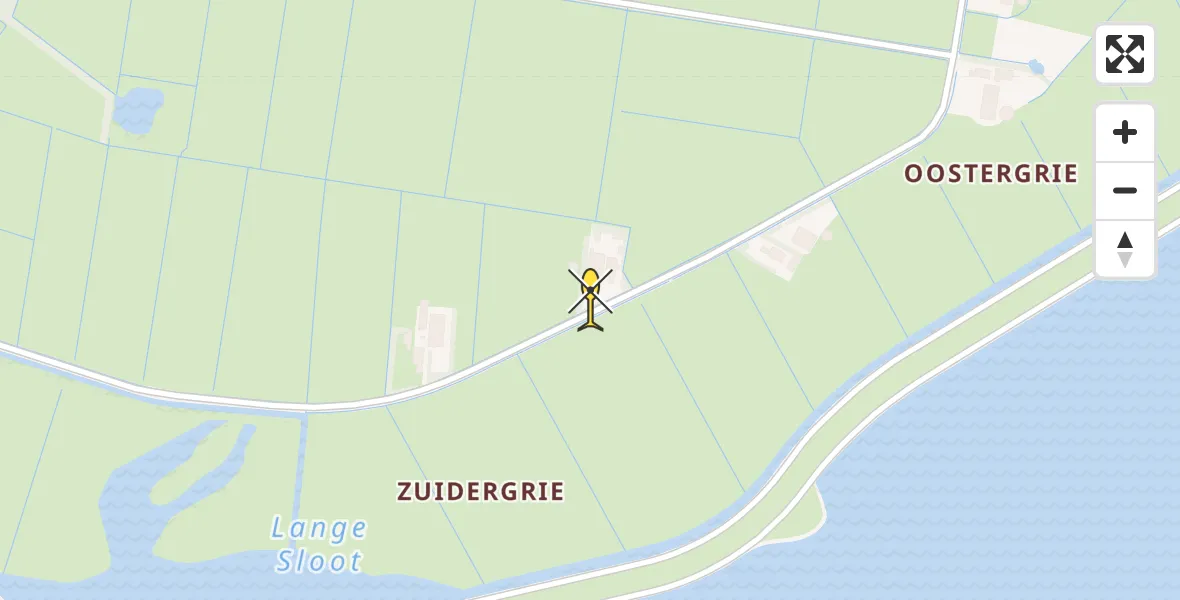 Routekaart van de vlucht: Ambulancehelikopter naar Ballum