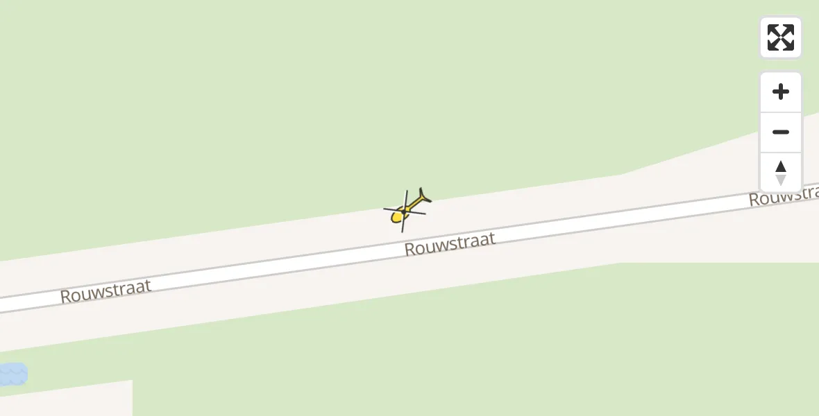 Routekaart van de vlucht: Traumahelikopter naar Volkel