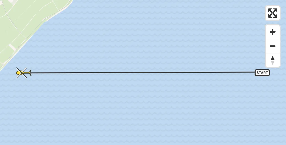 Routekaart van de vlucht: Ambulancehelikopter naar Formerum, Kunneweg